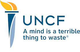 UNCF logo with the tagline 'A mind is a terrible thing to waste.